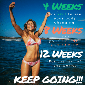 it takes 4 weeks to see results