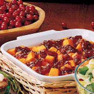 Baked Butternut Cranberry Side Dish