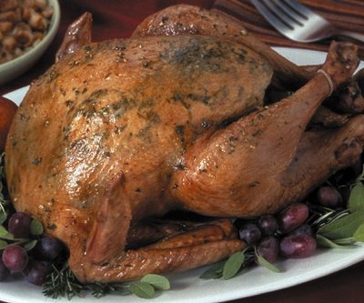 Thyme and Garlic Roast Turkey